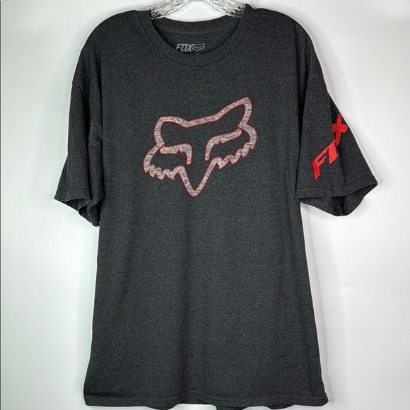 Fox Racing Gray Short Sleeve Tshirt Size XL - Picture 1 of 7